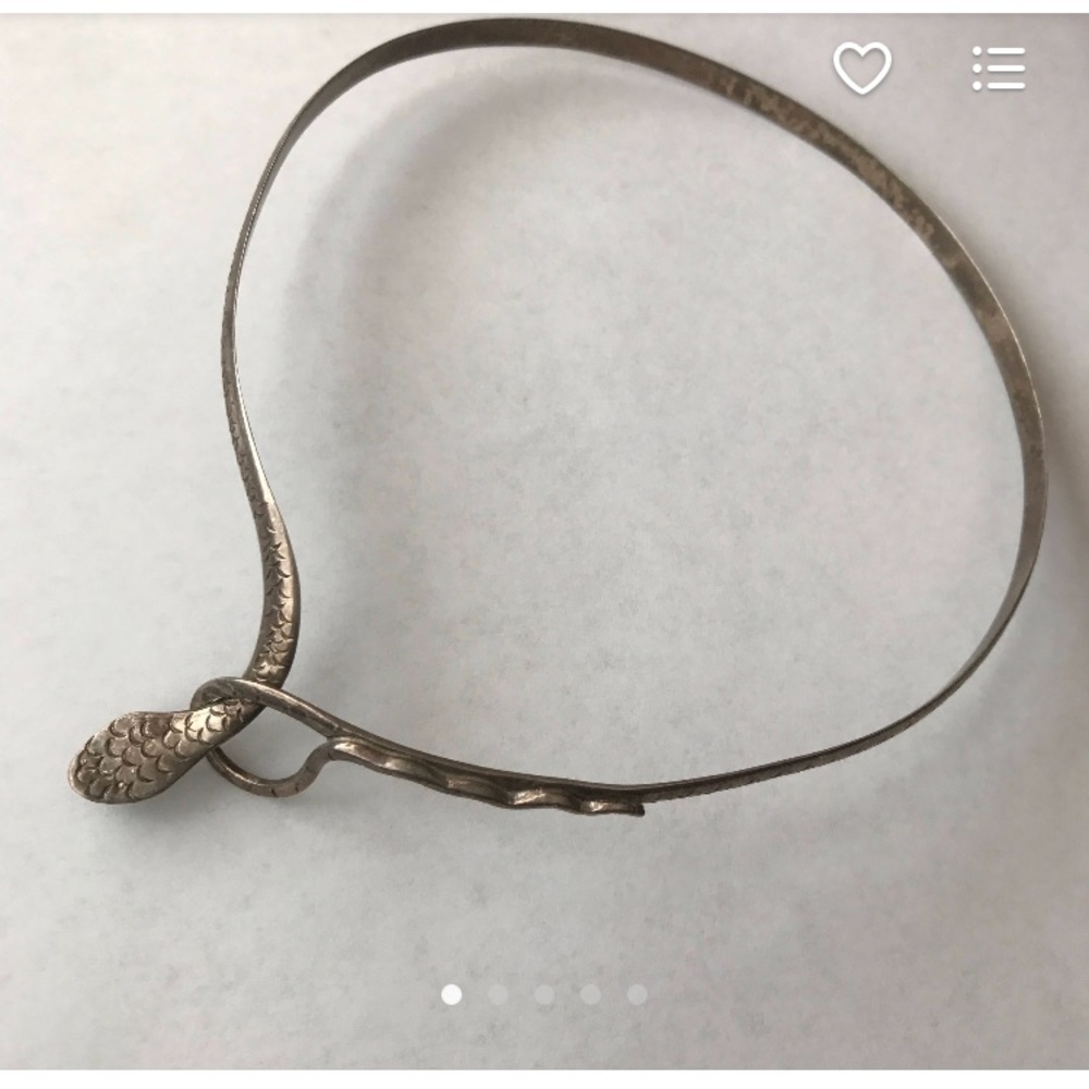Silver Snake choker